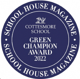 cottesmore school won wins house magazine green champion award 2022