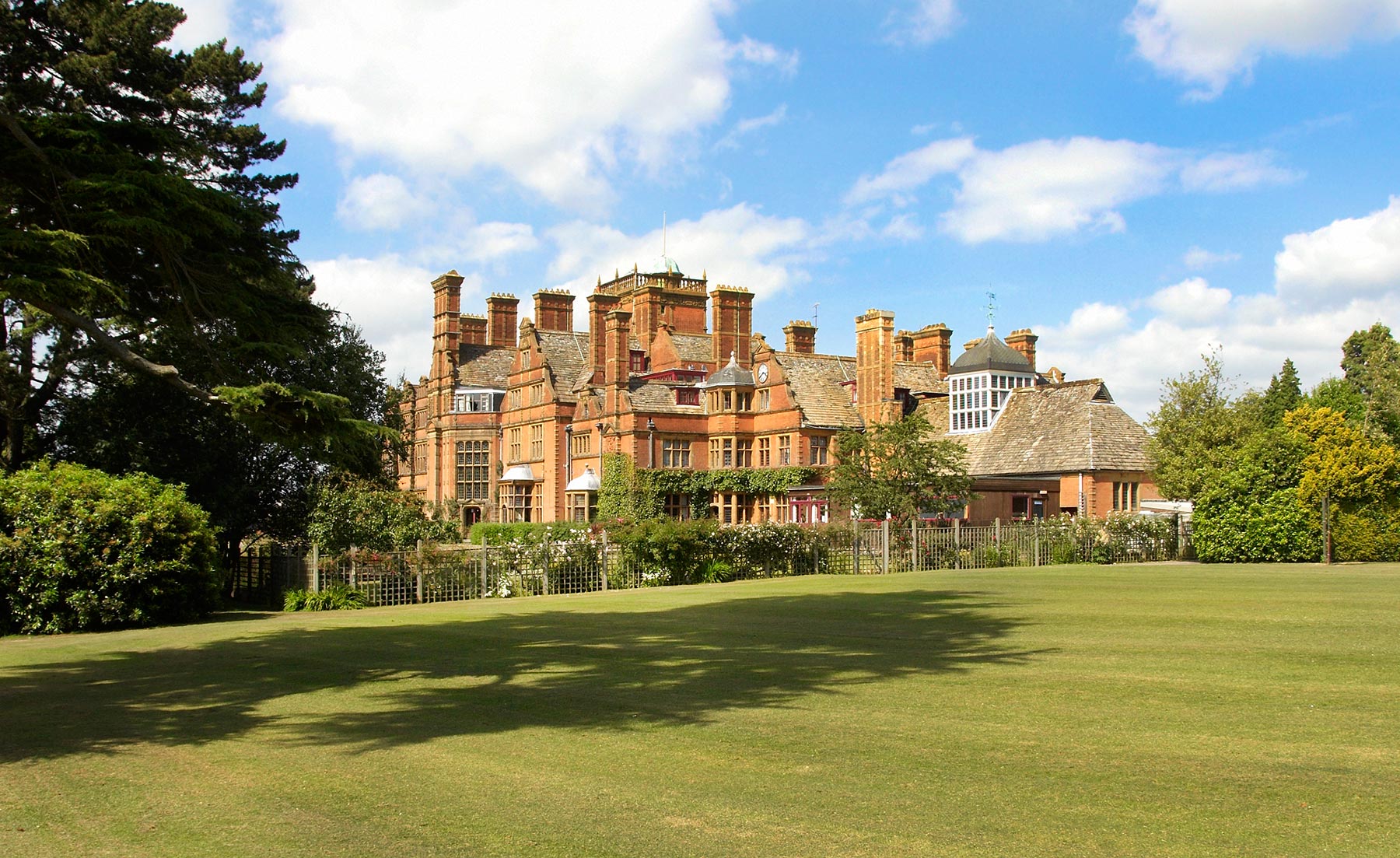 cottesmore school panoramic view of building premises from field