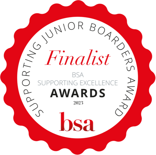 cottesmore school bsa supporting excellence awards 2023 finalist juniors boarders award red logo